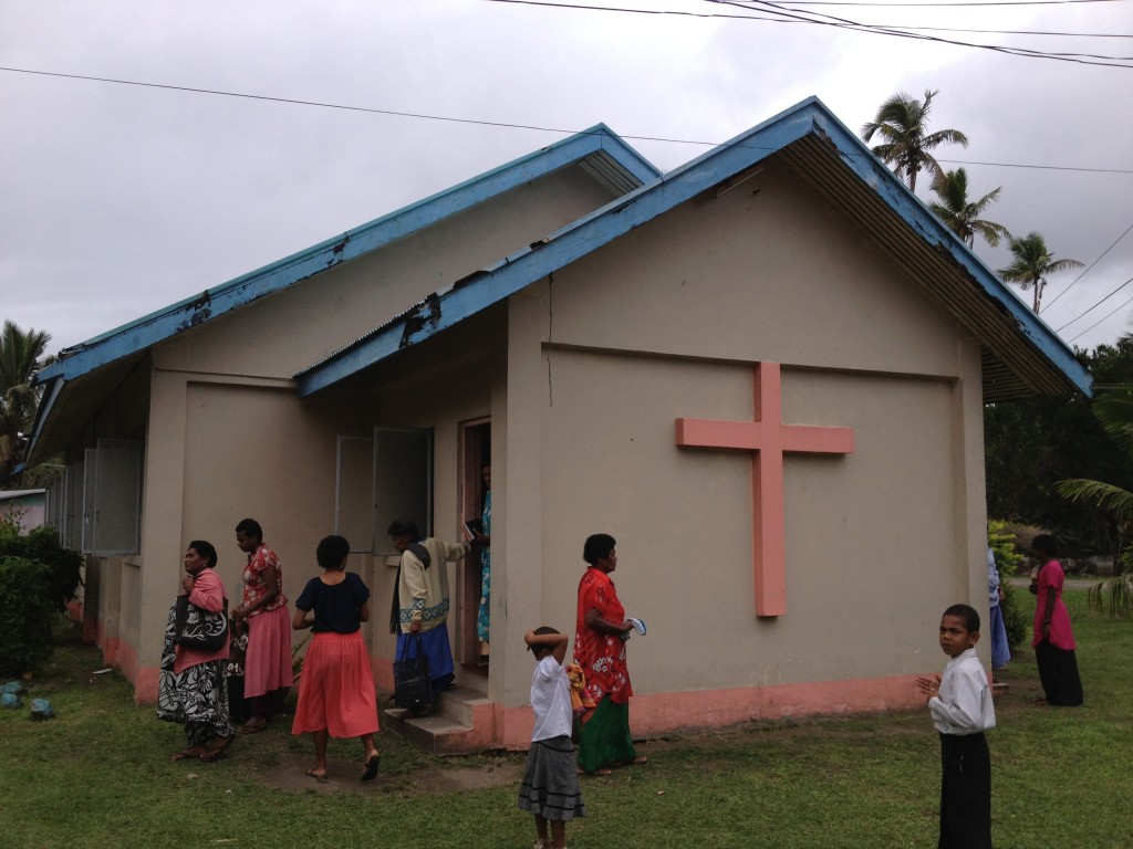 Fijian church in a local village near Sigatoka